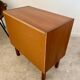 Small chest of drawers or bedside table in teak, Scandinavian design from the 70s vintage