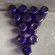 Blue liqueur glass set