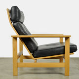 Lounge chairs, model 2461, designed by Søren Holst and produced by Frederica Stolefabrik, Denmark