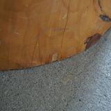 Chaise en souche en bouleau massif par un ébéniste suédois, Wabi Sabi, années 1950