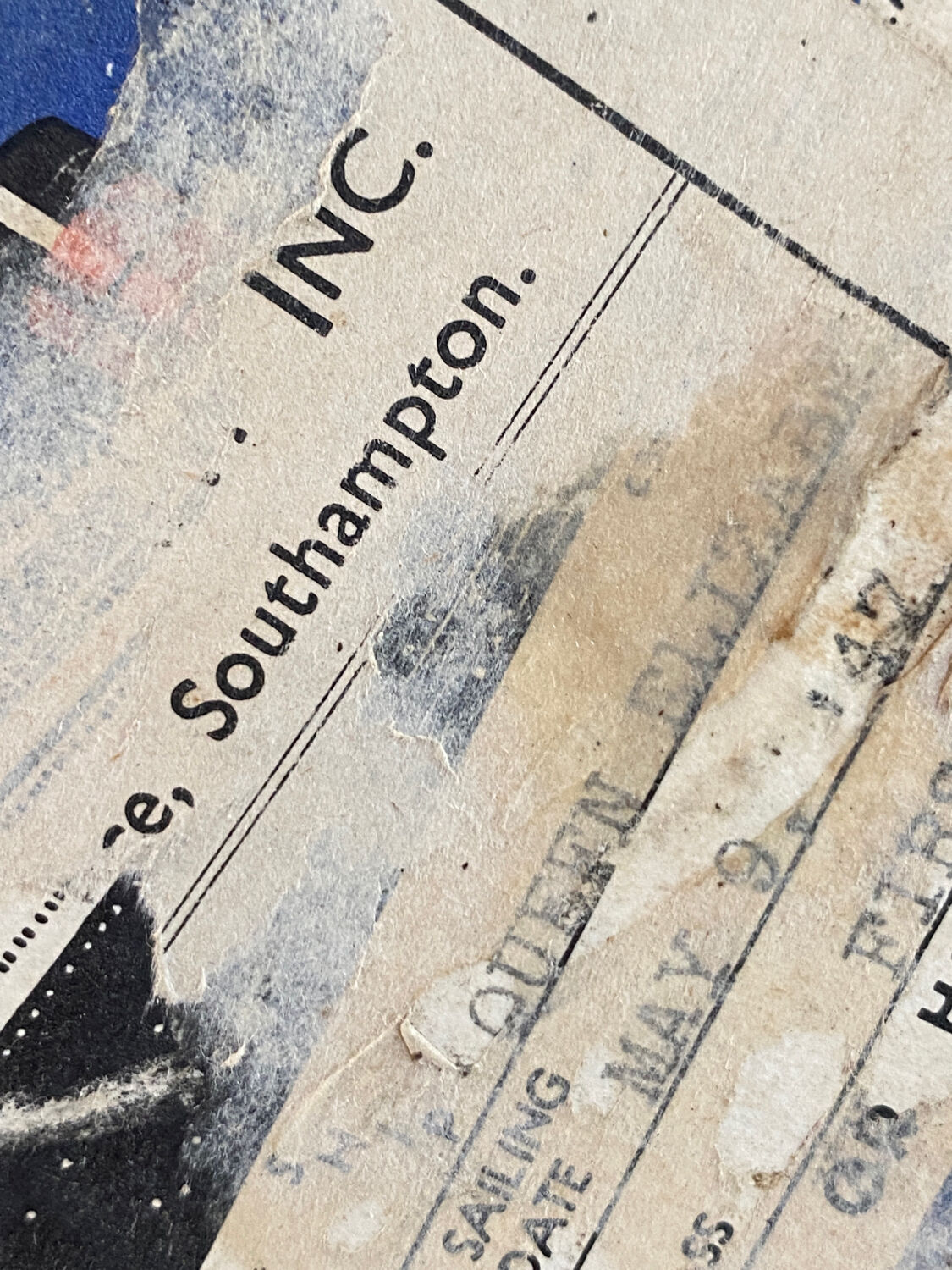 Old vintage cabin trunk