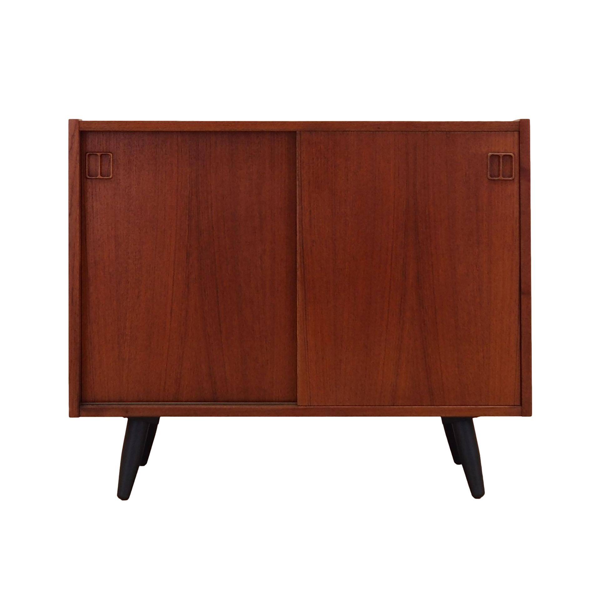 Teak cabinet, Danish design, 1970s, production: Denmark