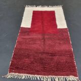 Handmade Berber rug, natural wool, 2.5x1.5 m