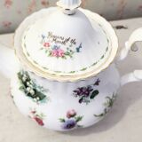 Royal Albert Teapot – Flowers of the Month – Vintage English Porcelain