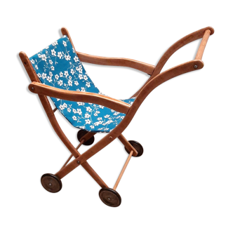 Poussette poupée pliante vintage années 60