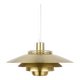 Danish vintage pendant lamp Dania by Kurt Wiborg, Jeka, 1980s