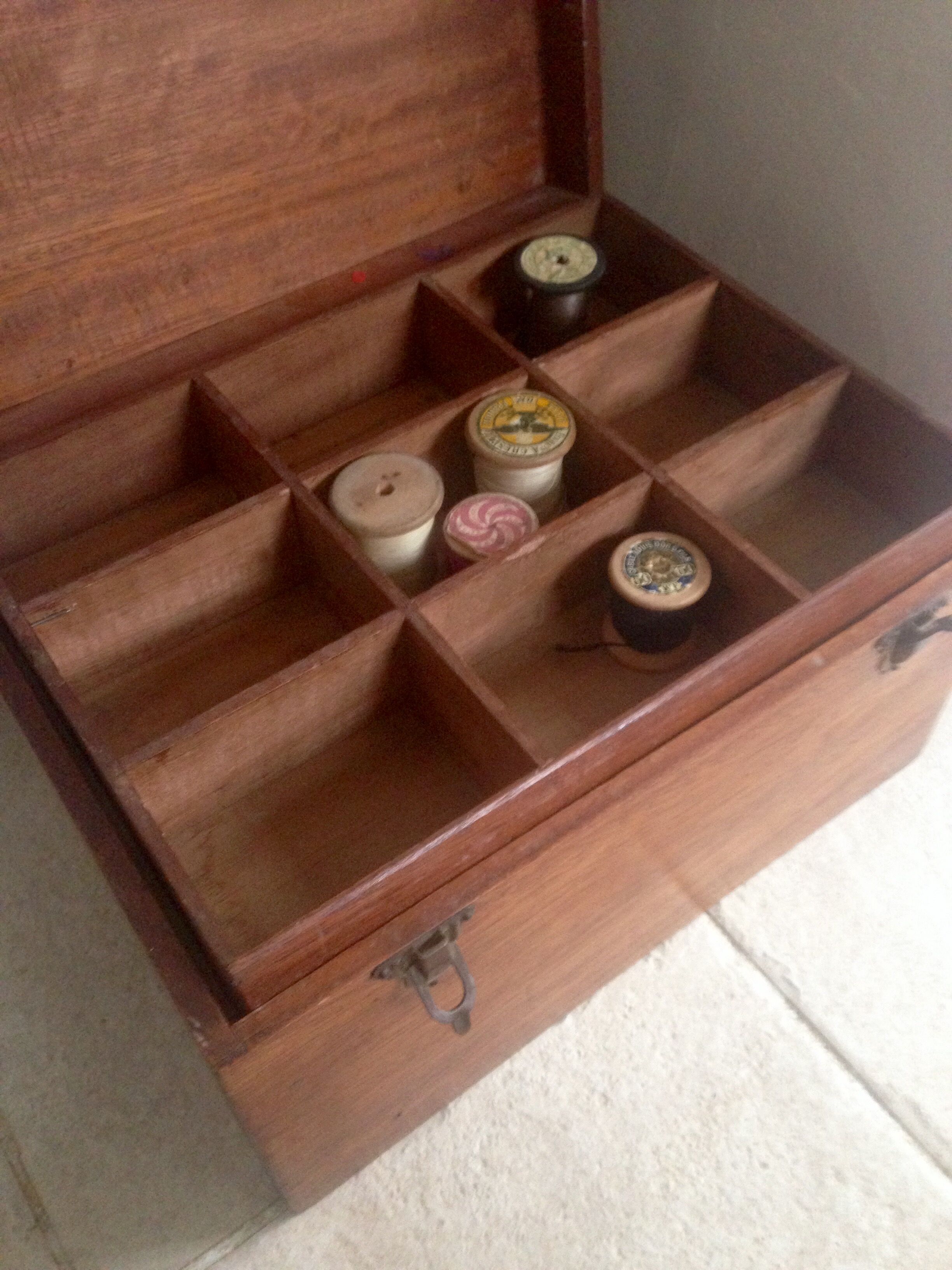 Circa 1900 wooden chest