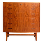 Danish teak chest of drawers, 1960s