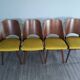 Set 4 chaises TON514 par Oswald Haerdtl, 1960s