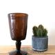 Large walking glass Biot in bubbled glass