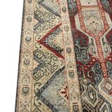 Handmade Traditional Indian Area Rug Fine Oriental Wool Carpet- 122x187cm
