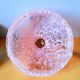 Art Deco glass pendant from Clichy in pink
