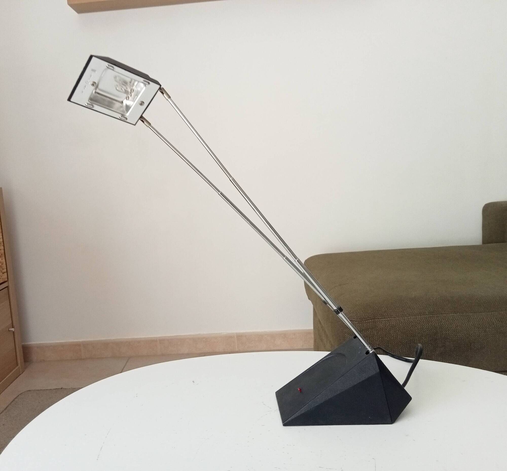 Telescopic desk lamp Fuder Memphis style 1980s