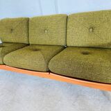 Canapé 3 personnes vintage rétro danois du milieu du siècle par Arne Wahl Iversen 1970