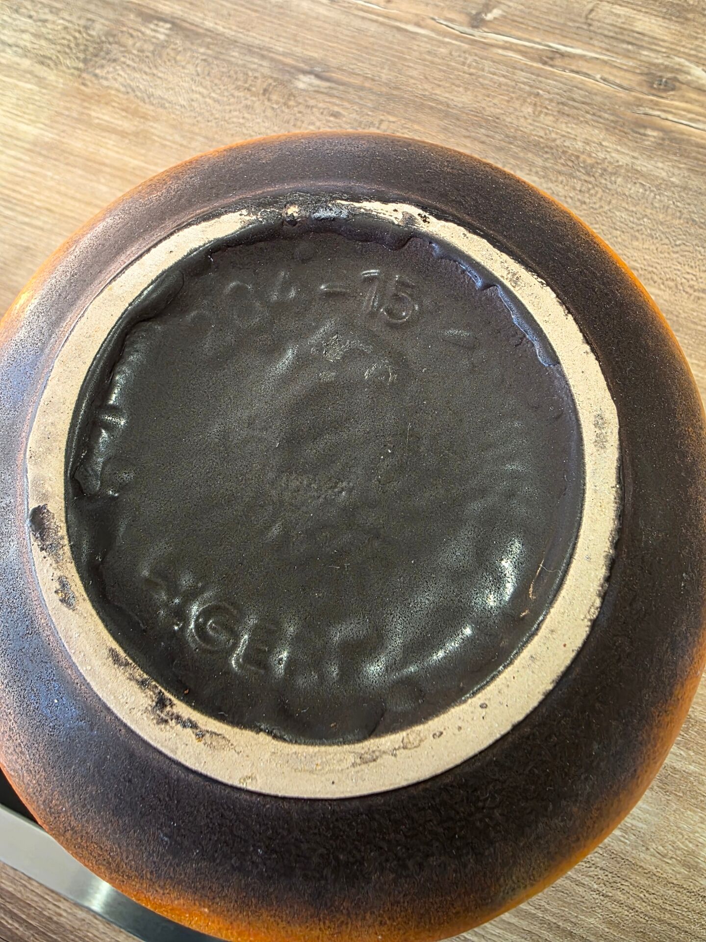 Ball vase West Germany Scheurich 204 Fat Lava