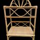 Rattan bedside table from the 70s Italy