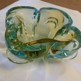 Ashtray crystal of murano