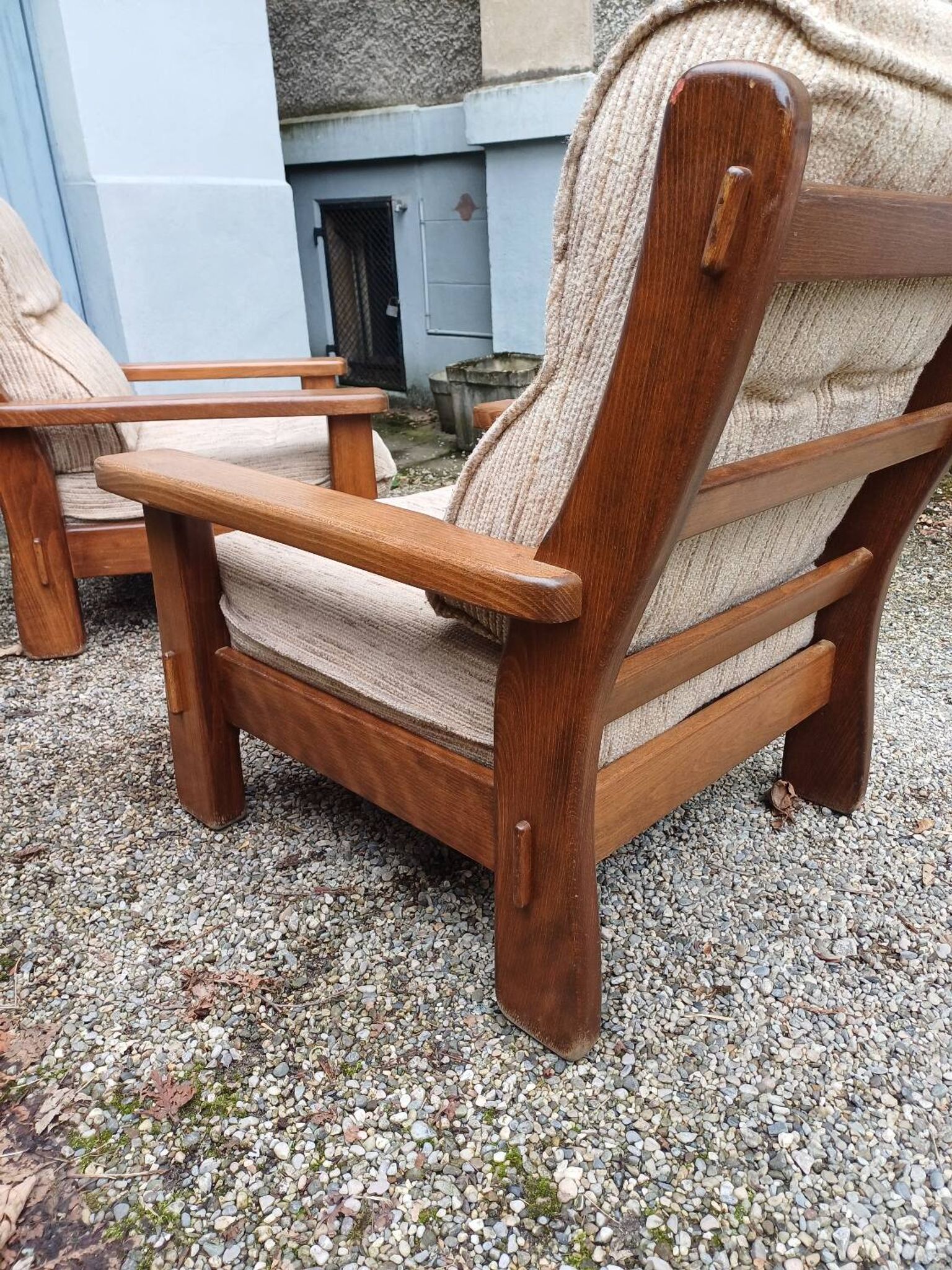 Paire de fauteuils vintage