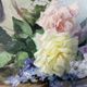 Oil follows canvas "Bouquet of roses" Ernest Filliard (1868-1933)
