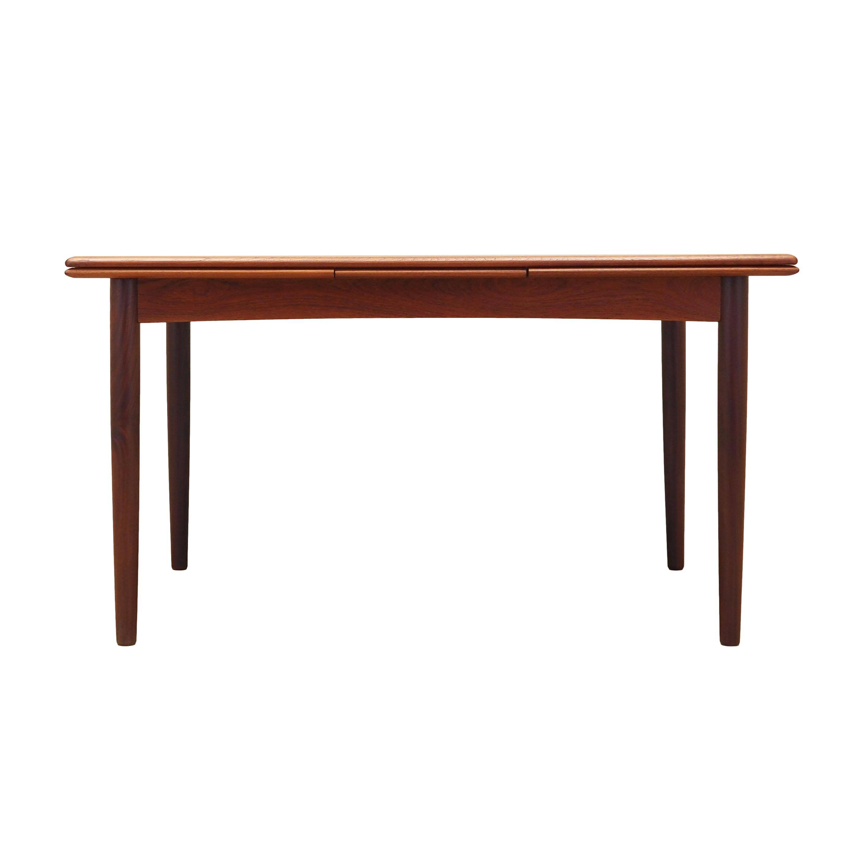 Teak table, Danish design, 1970s, production: Denmark