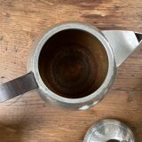 Art Deco pewter teapot set René Delavan