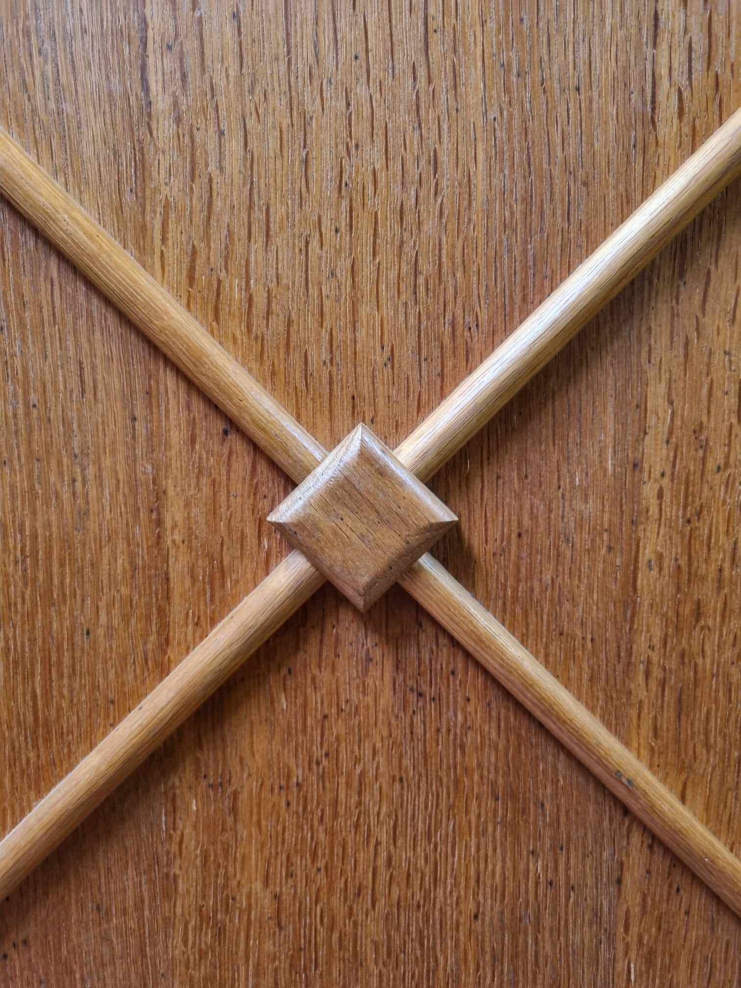 Cross-braced wardrobe