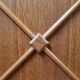 Cross-braced wardrobe