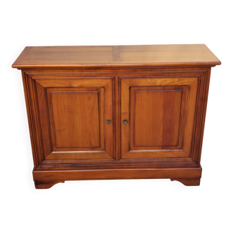 Louis Philippe low sideboard in cherry wood