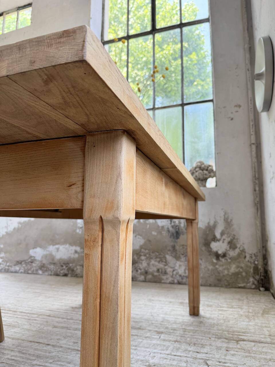 Ancienne table de ferme en chêne