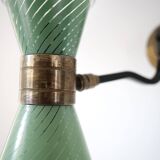 Diabolo glass wall lamp 1950