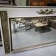 very large wooden trumeau in Louis XVI style, painted wood
