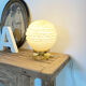 Lampe art deco rose