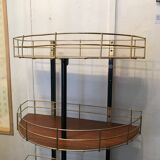 Vintage metal shelf half moon