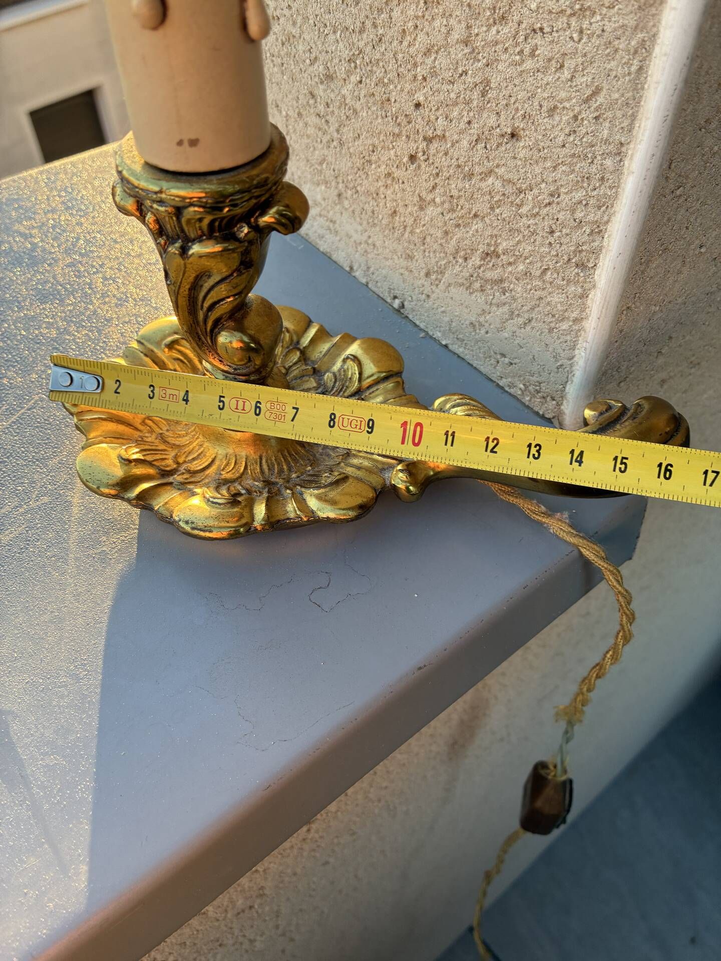 Paire de lampe en bronze style Louis XV