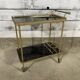 Vintage rolling service trolley