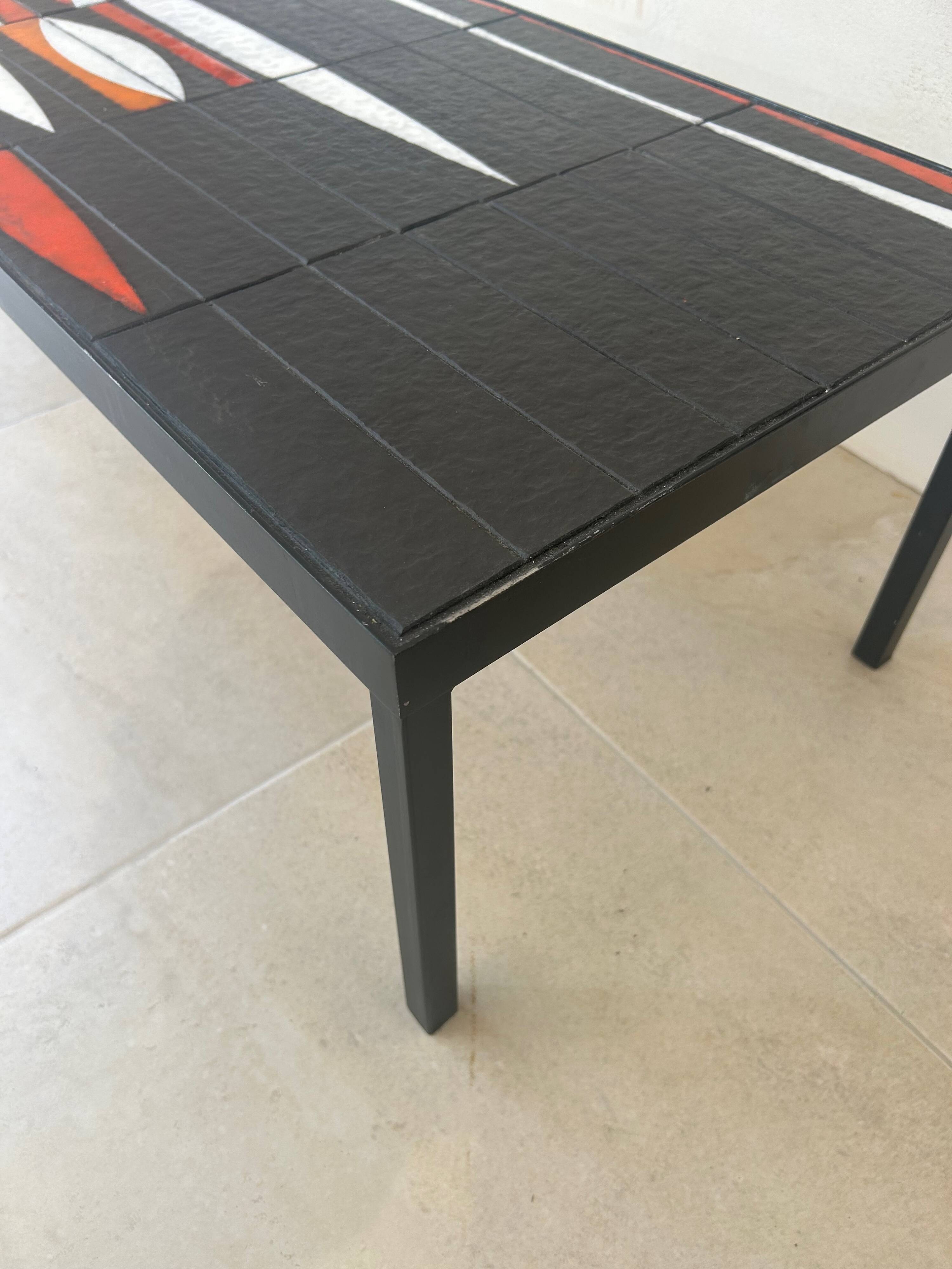 Navette coffee table by Roger Capron