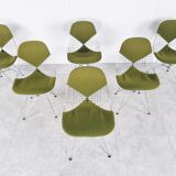 Eames chrome wire bikini chairs for Herman Miller, 1960s