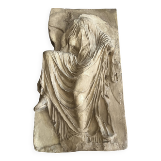 Bas-relief in plaster, cast from the Louvre