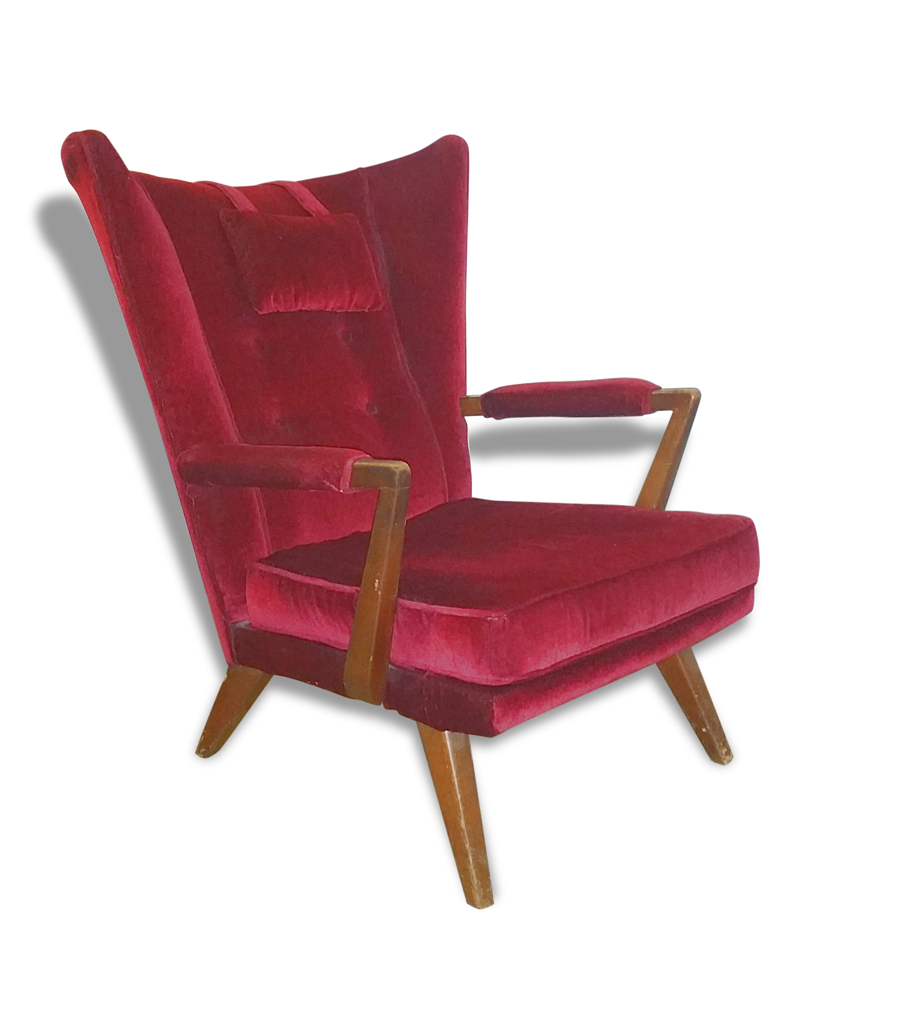 1 armchair bergere chair wing G-Plan, restored 50-60 years