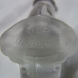 6 vintage animal glass knife holders