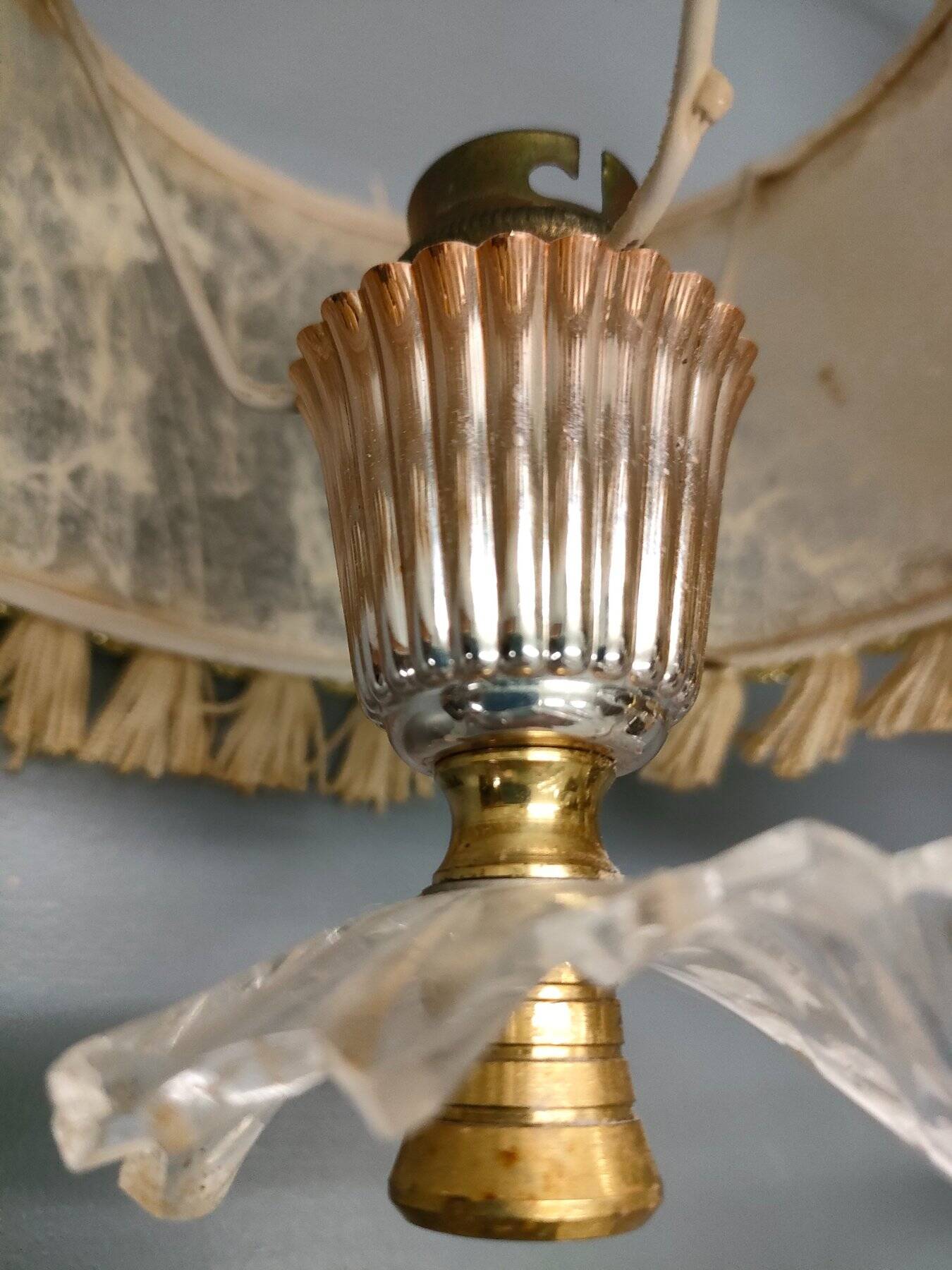 50's Rockabilly Chandelier - Three Lights - France