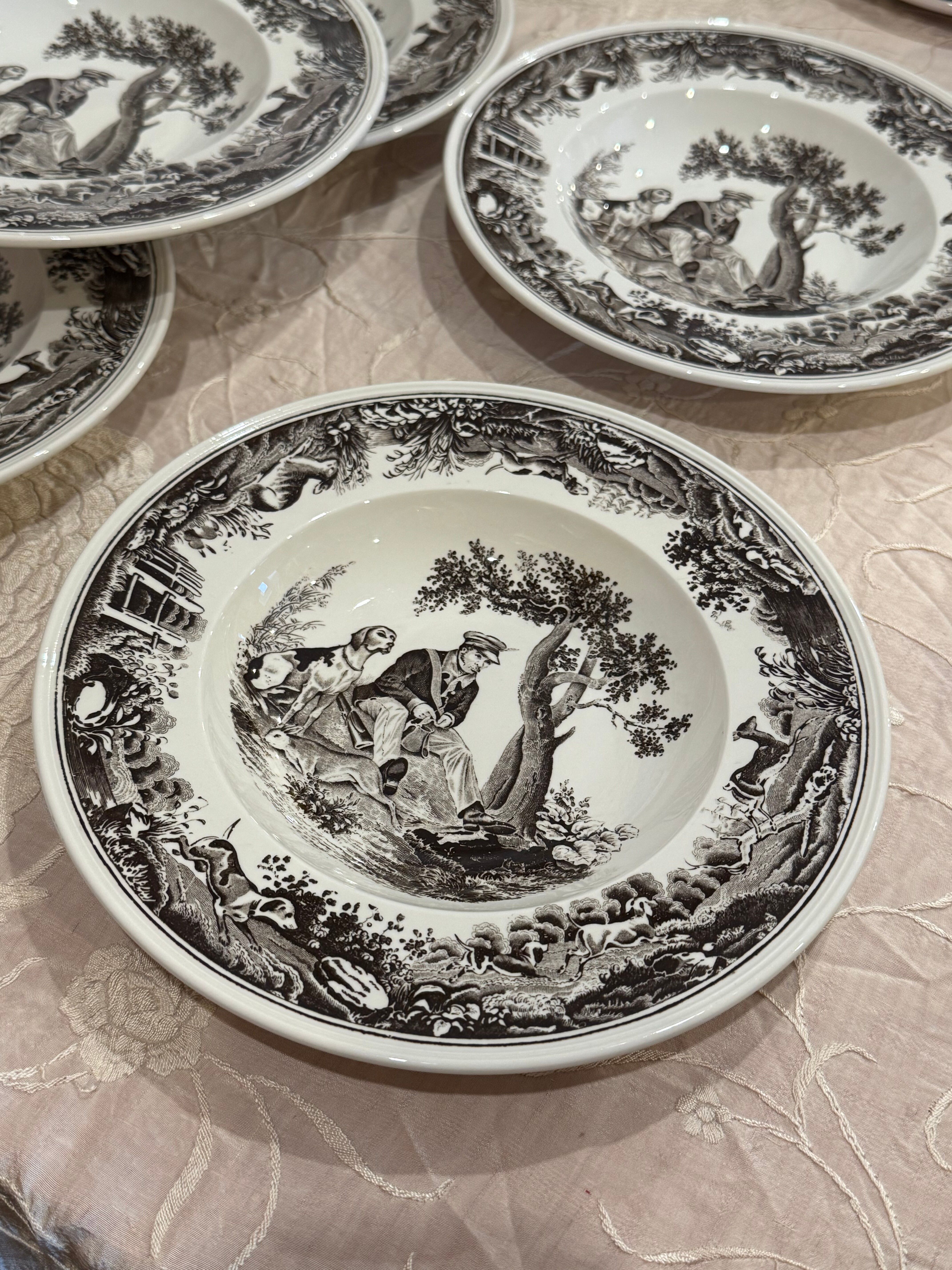 6 deep plates Villeroy and Boch model Anjou