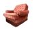 Fauteuil rose vintage