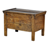 Antique beech shepherd's chest, 1850s
