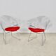 Diamond chairs by Harry Bertoia for Knoll, 1980s