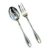Christofle Galéa, 2 serving cutlery in very good condition.