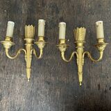 Pair of neo classic wall lights