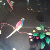 Corner shelf in Chinese lacquer