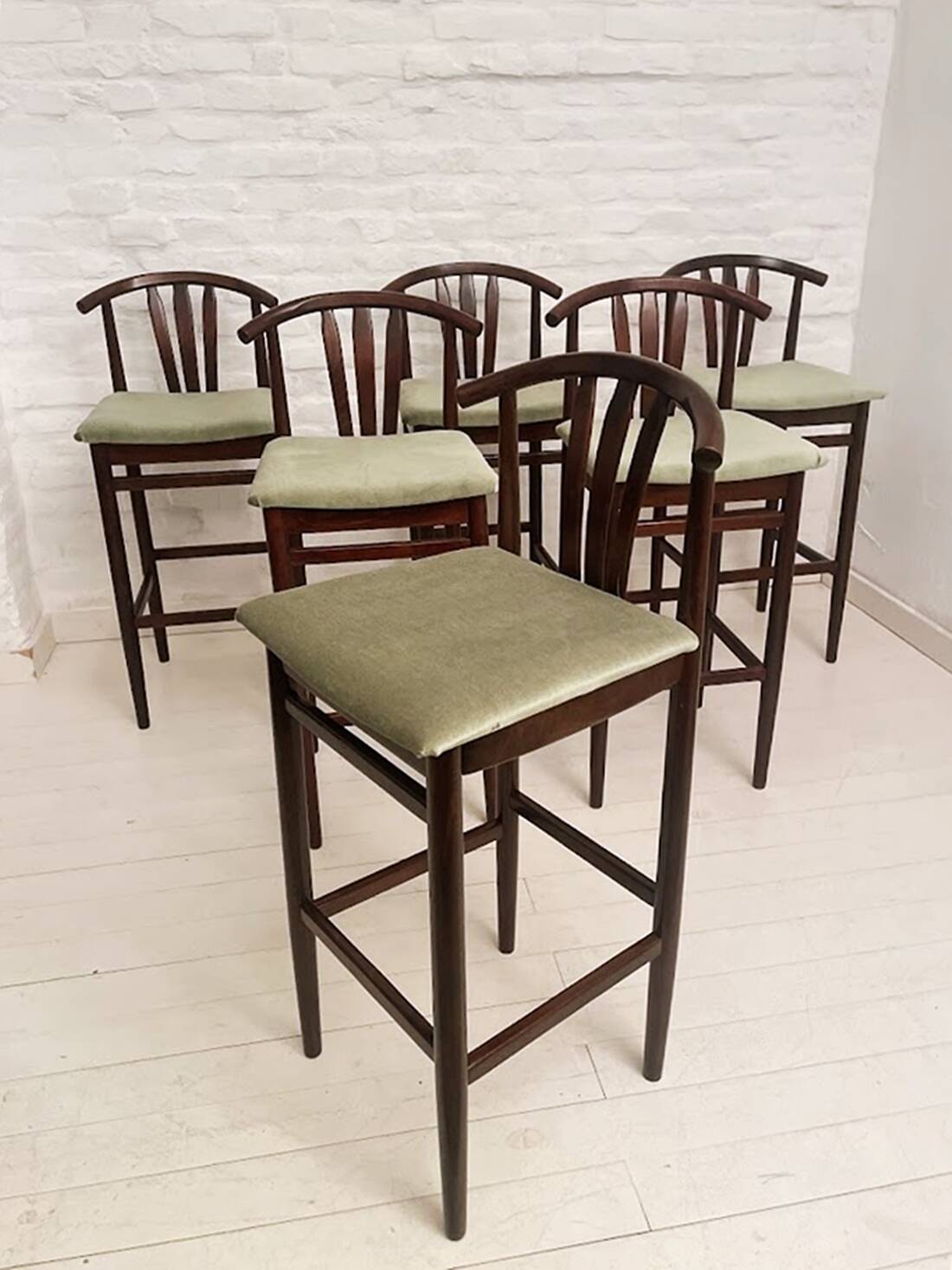 Vintage HajduThonet Barstools 1970s Hungary