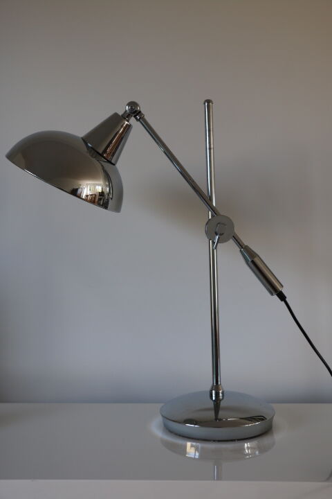 Italian chrome pendulum lamp 1970